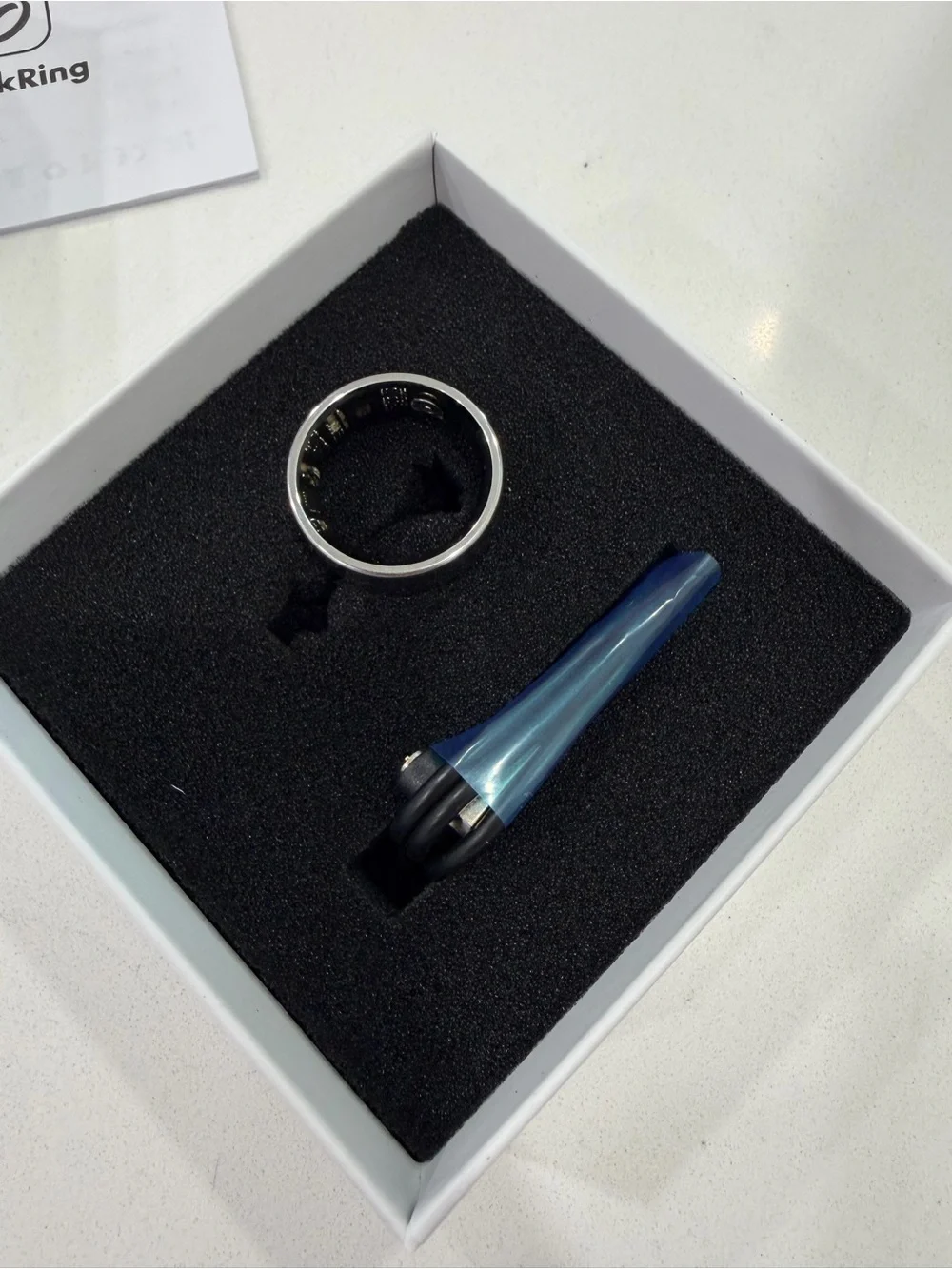 LuckRing Smart Heart Ring in Silver